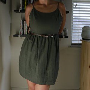 Dark Green Summer Dress